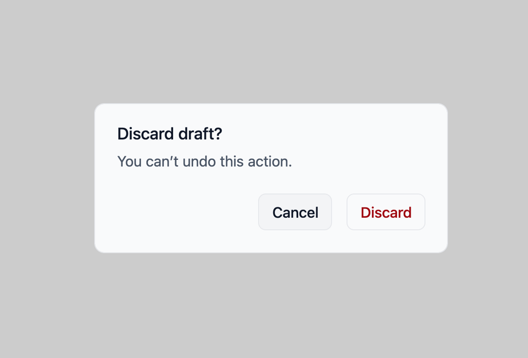 Dialog preview