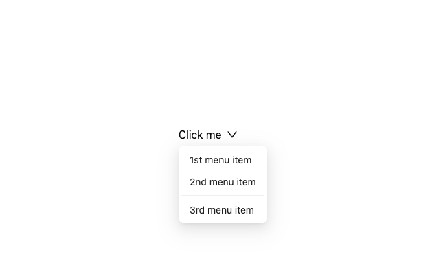 Dropdown preview