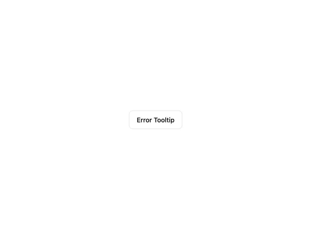Error Tooltip preview