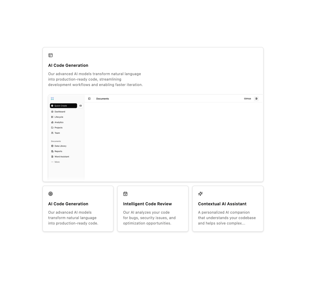 Features preview