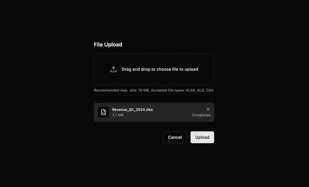File Upload preview