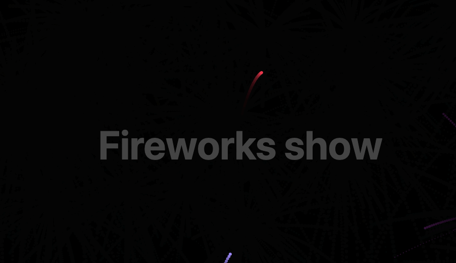Fireworks show preview