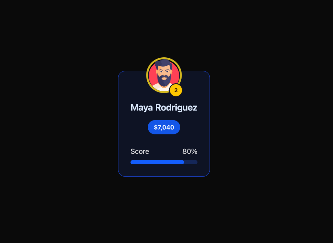 First Place Leaderboard preview