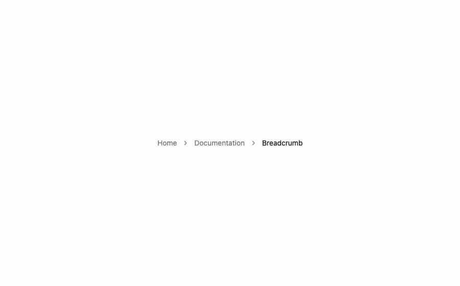 Flexnative Breadcrumb preview