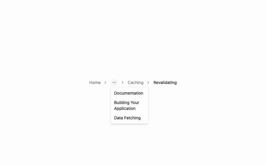 Flexnative Breadcrumb preview