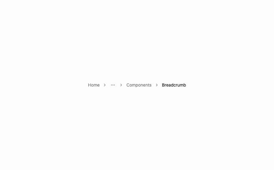 Flexnative Breadcrumb preview