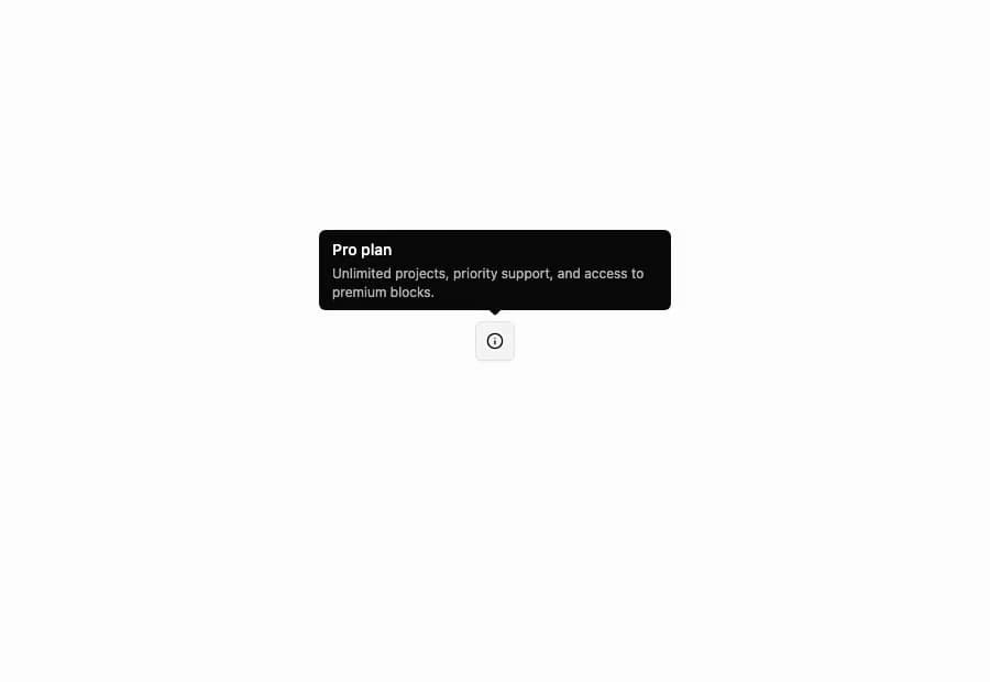Flexnative Tooltip preview