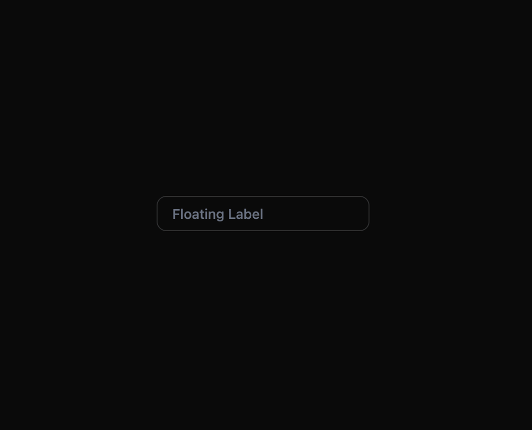 Floating Label preview