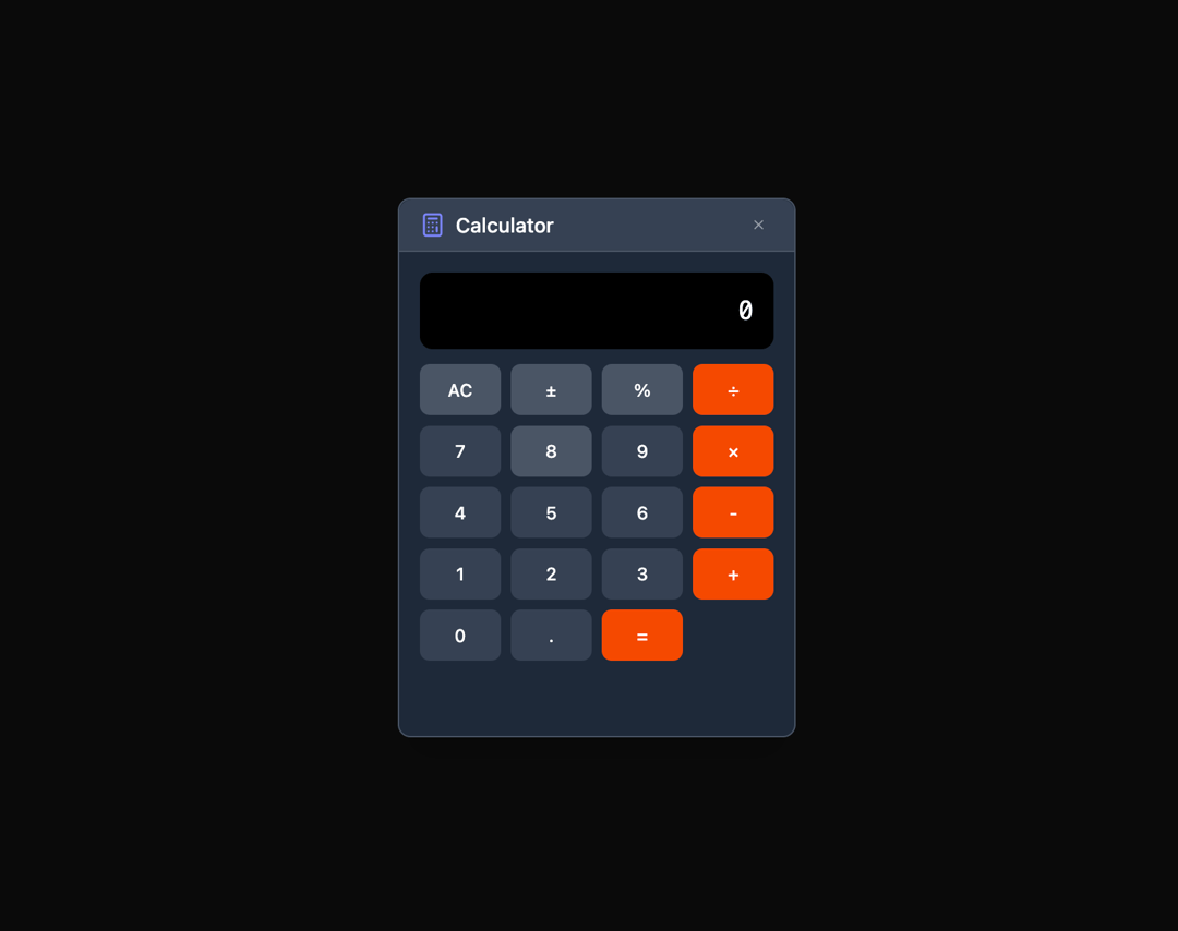 Floating Panel preview