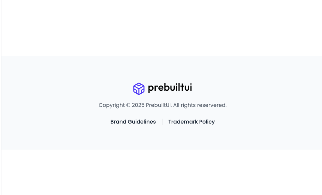 Footer preview