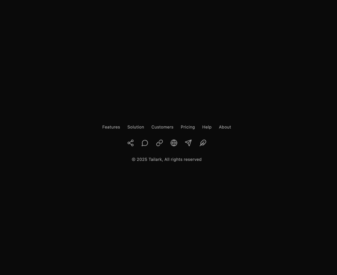 Footer preview