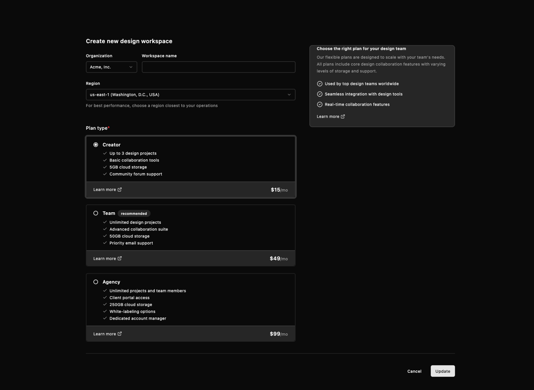 Form Layout preview