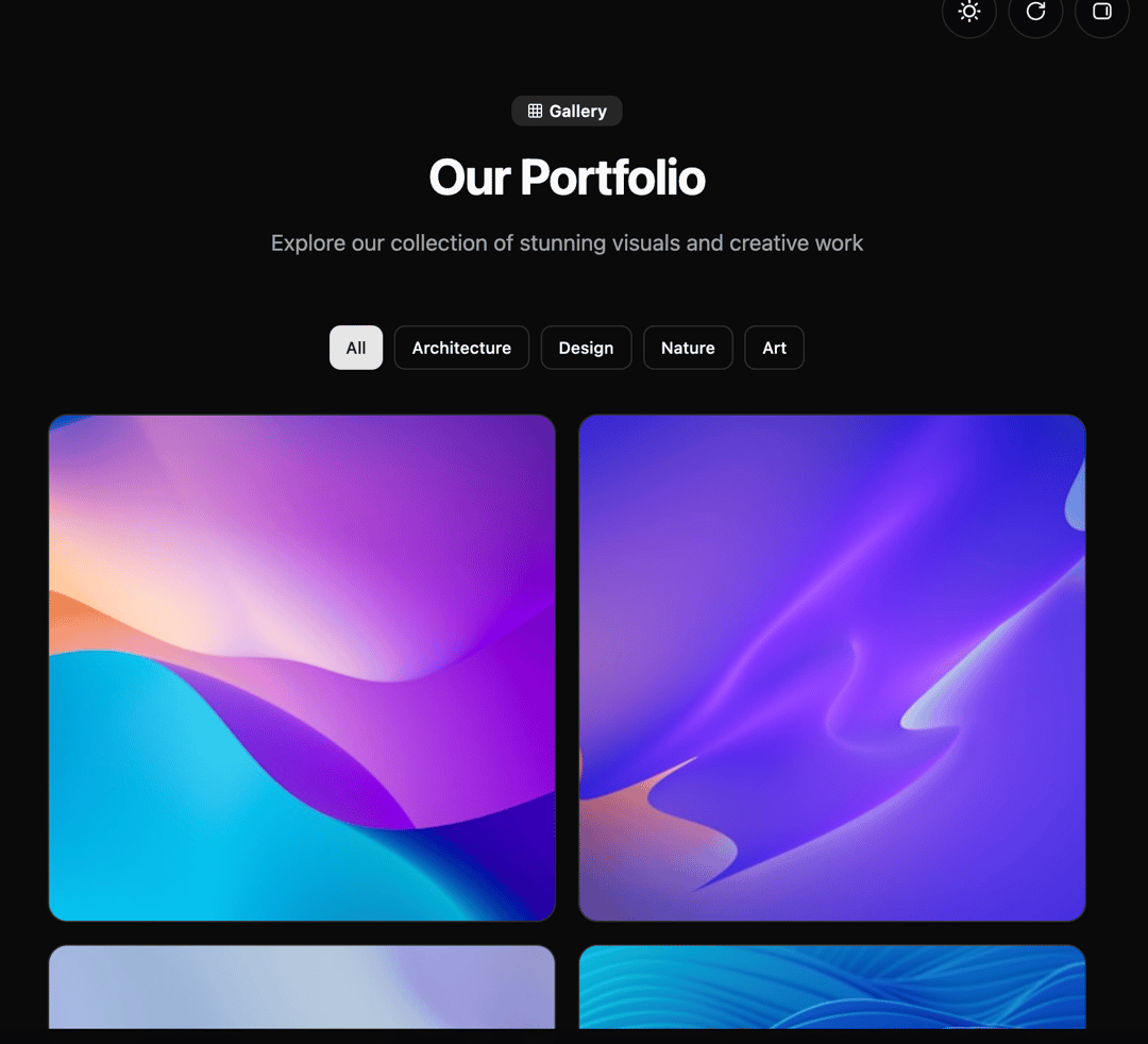 Gallery Grid with Lightbox preview