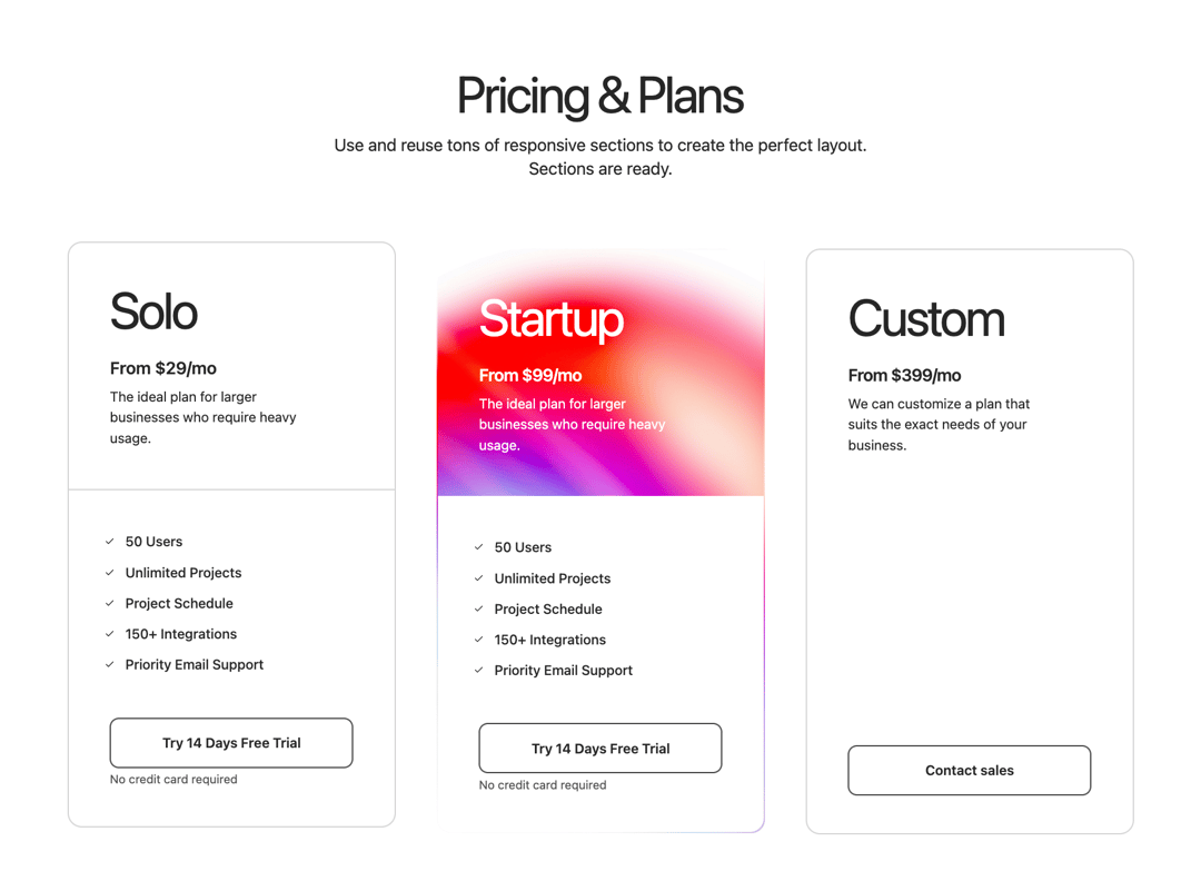 Gradient Pricing preview