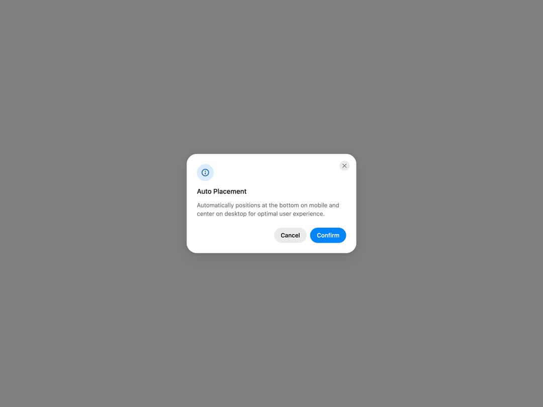 HeroUI AlertDialog preview