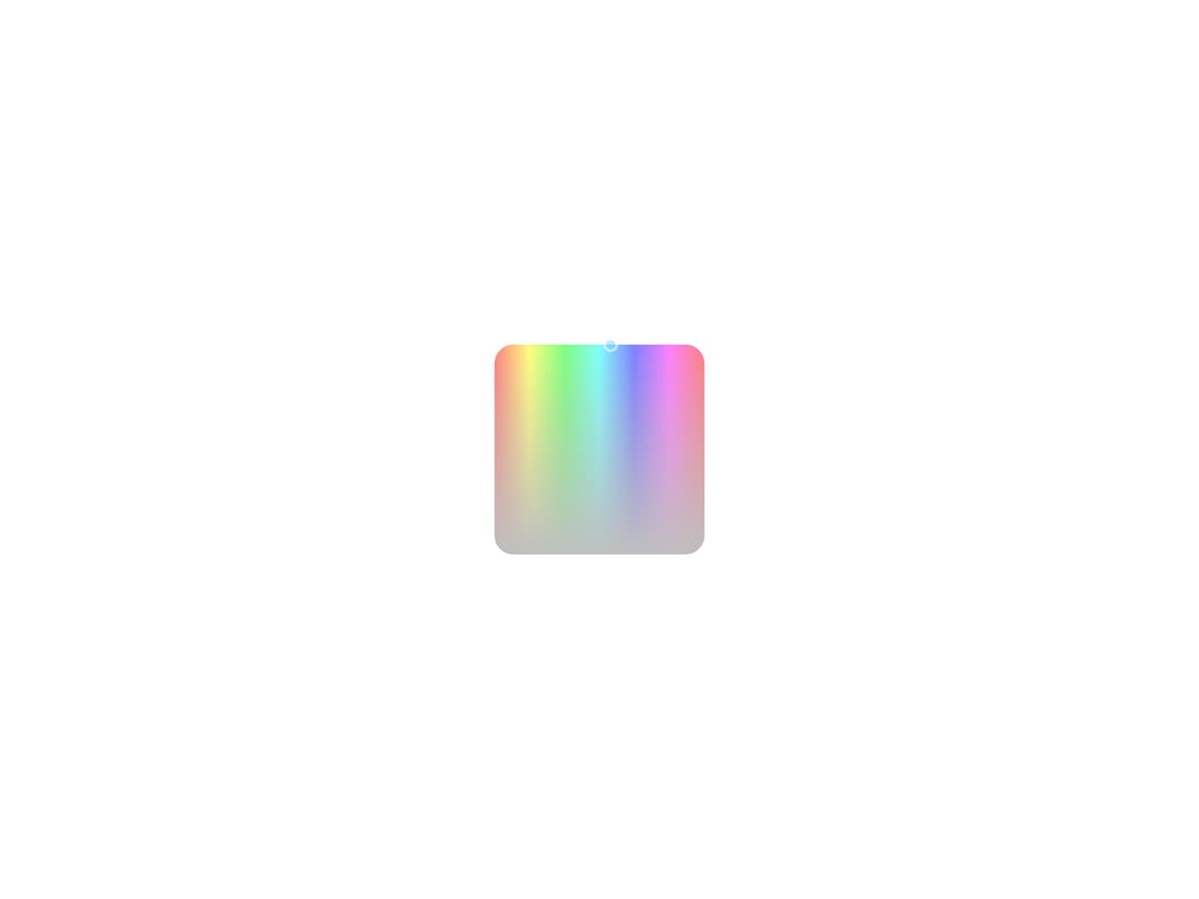 HeroUI Color Area preview