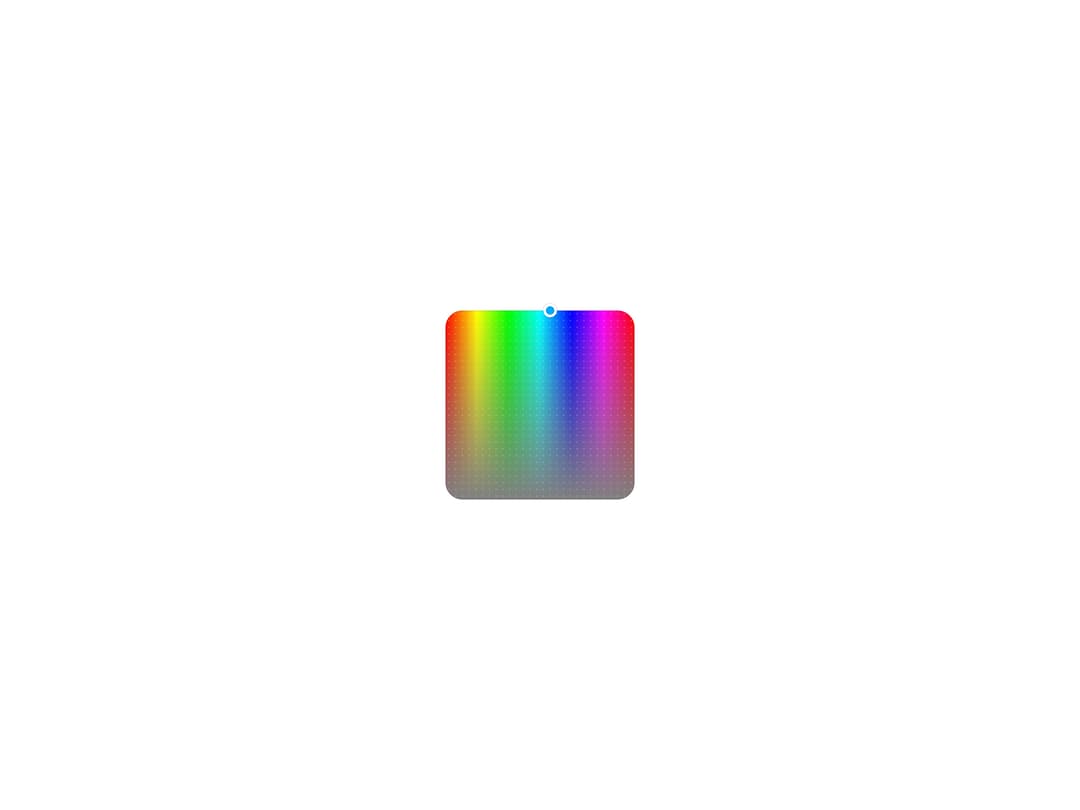HeroUI Color Area preview