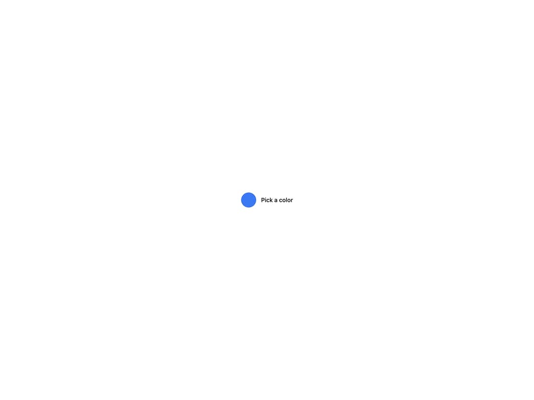 HeroUI Color Picker preview