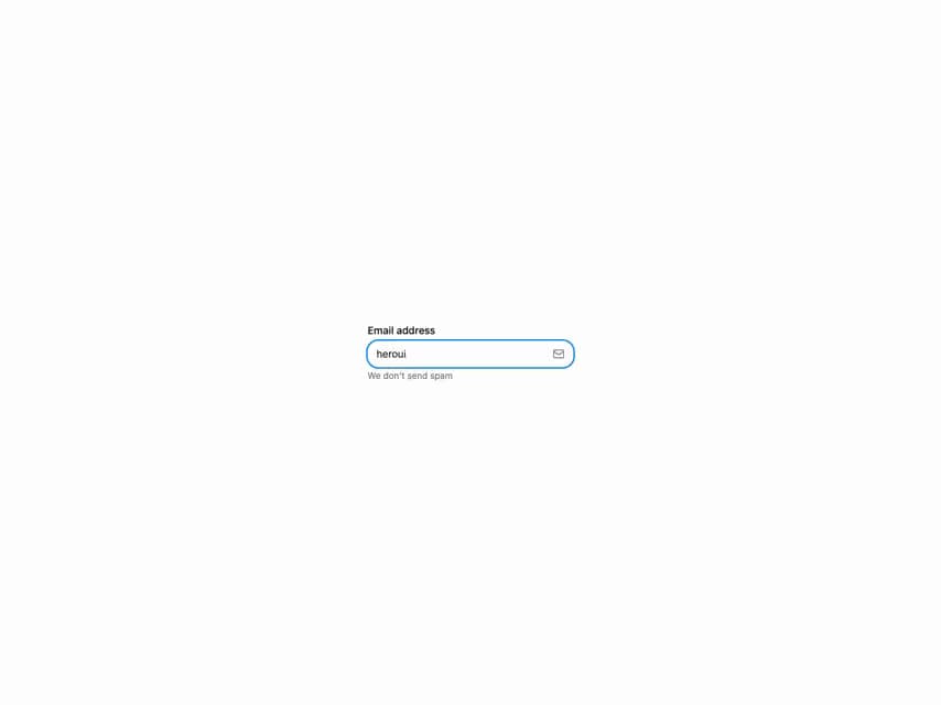HeroUI Input Group preview