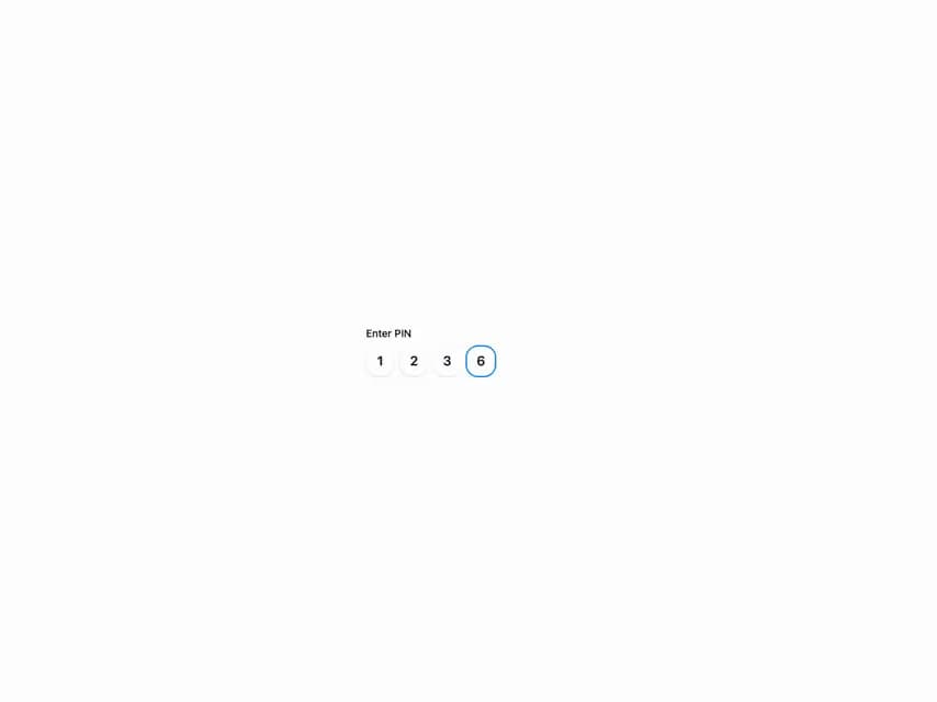 HeroUI Input OTP preview