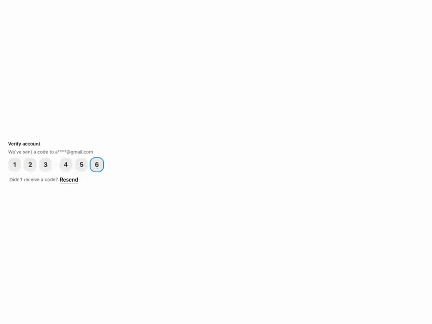 HeroUI Input OTP preview