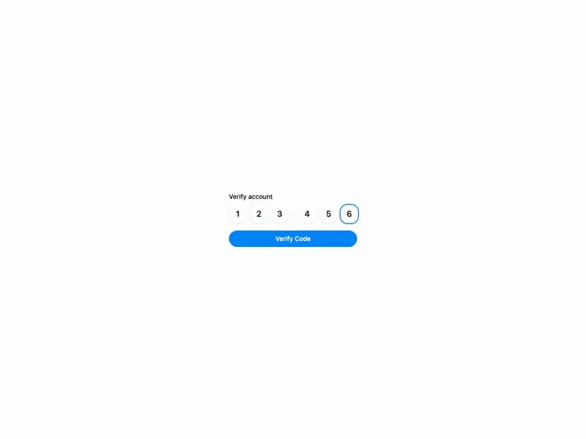 HeroUI Input OTP preview