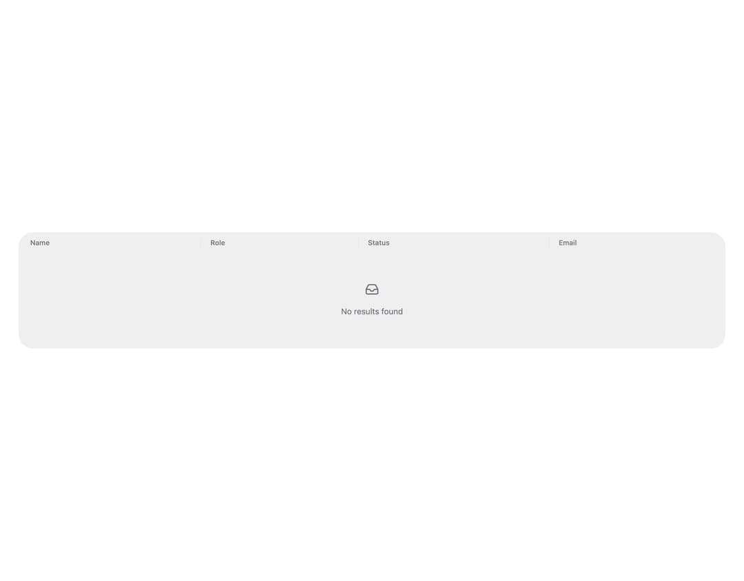 HeroUI Table preview