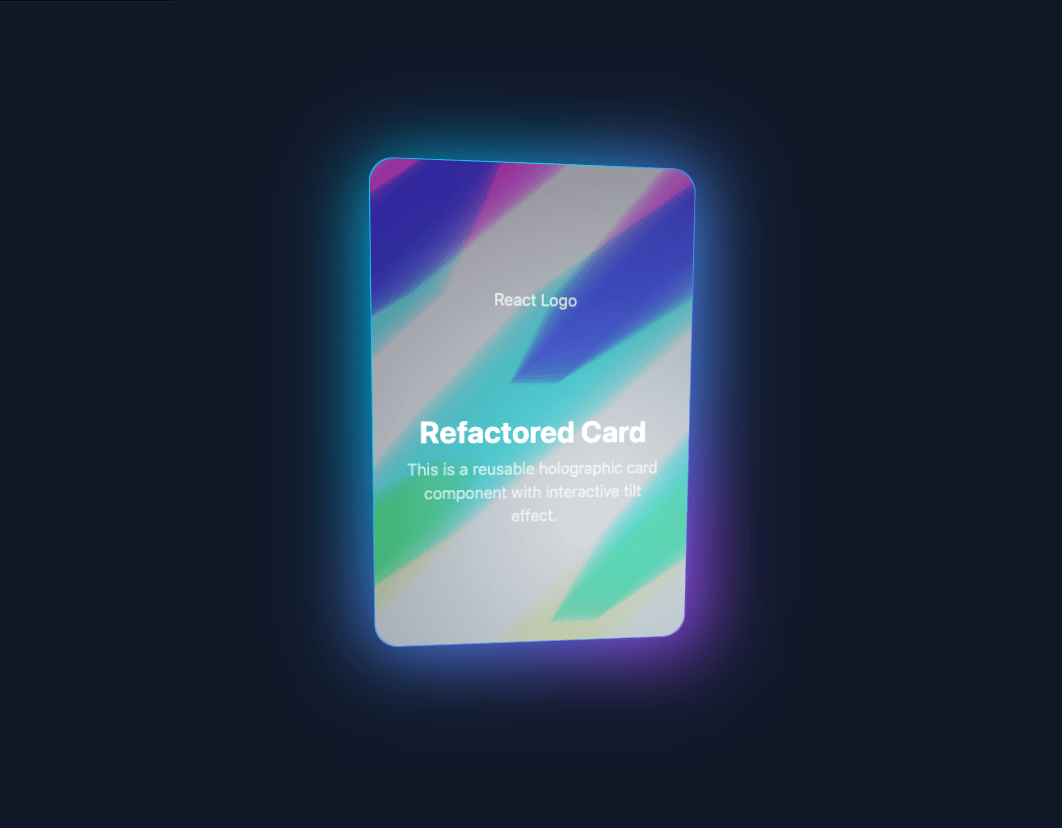 holographic-card preview