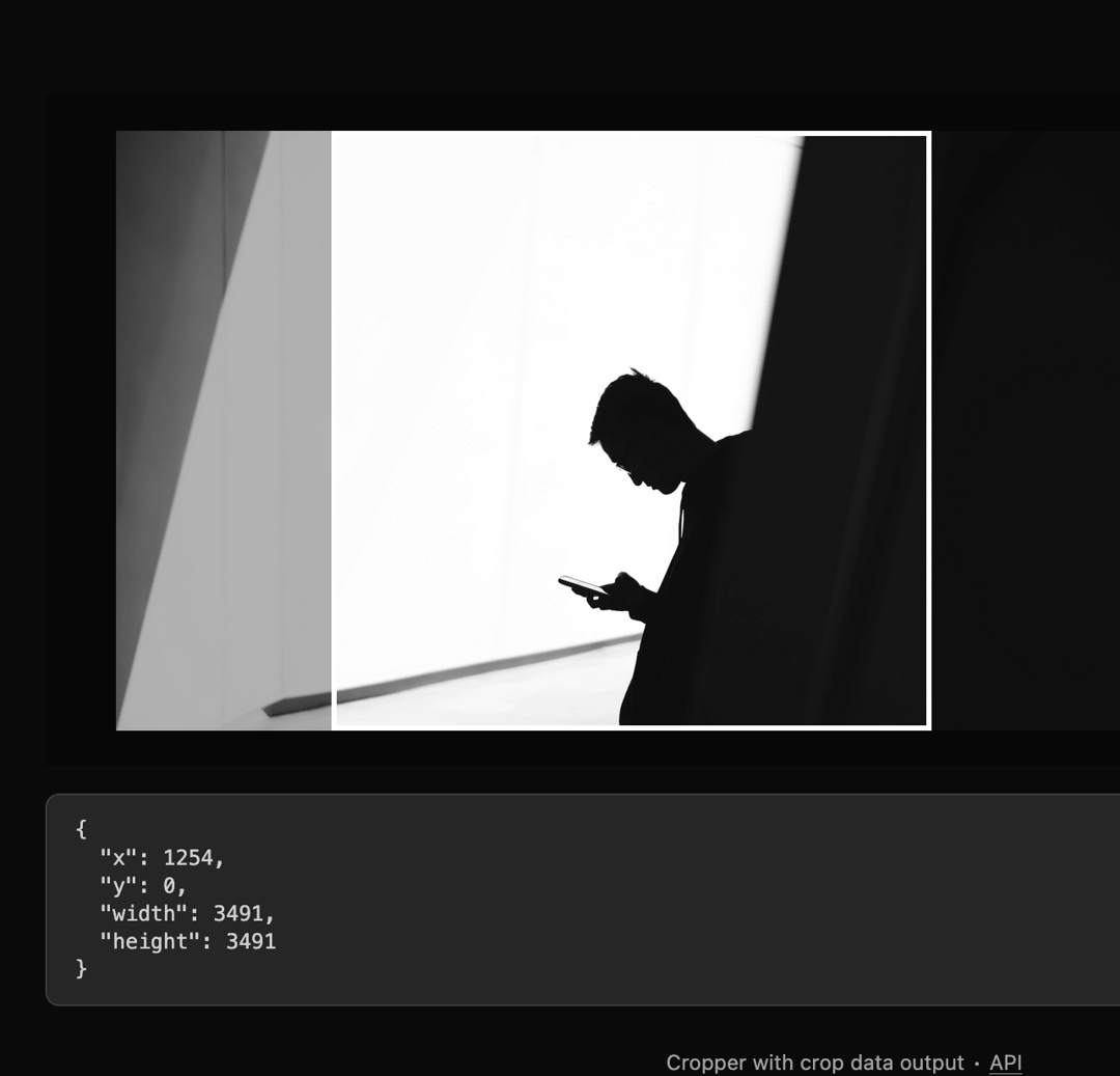 Image Crop preview