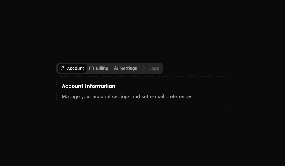 indevuiTabs preview