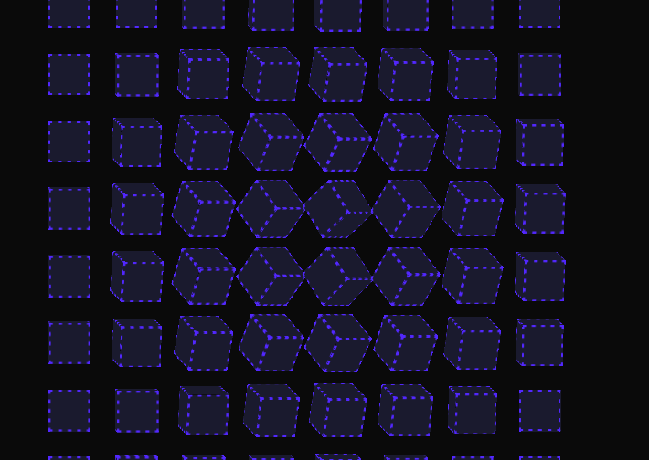 Interactive 3D Cube Grid  preview