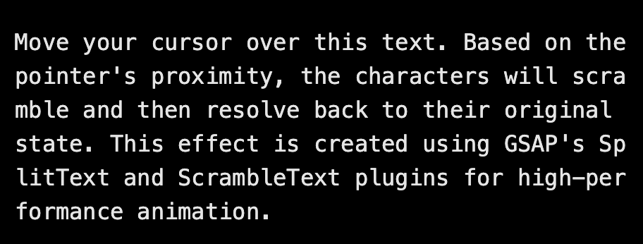 interactive-scrambled-text preview