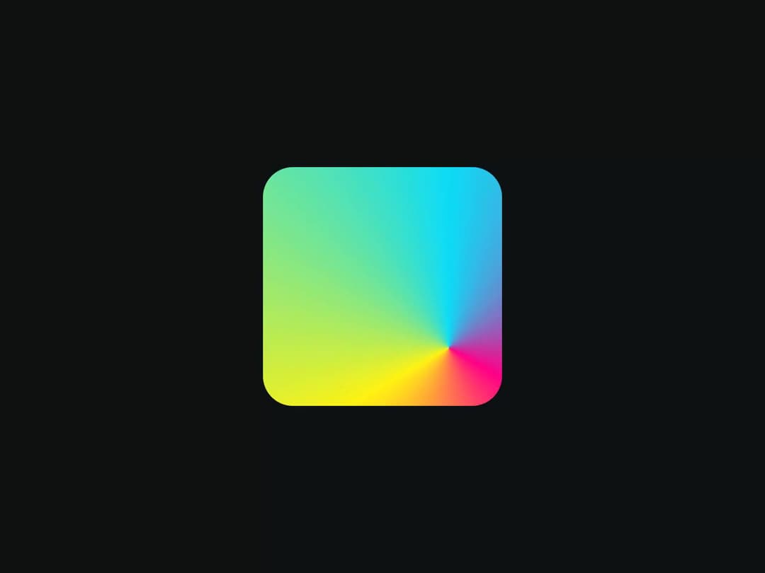 Conic gradient pointer preview