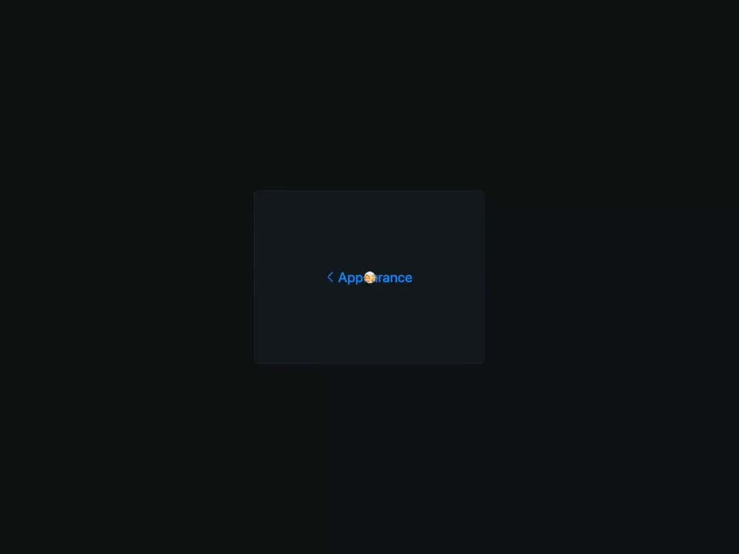 iOS pointer animation preview