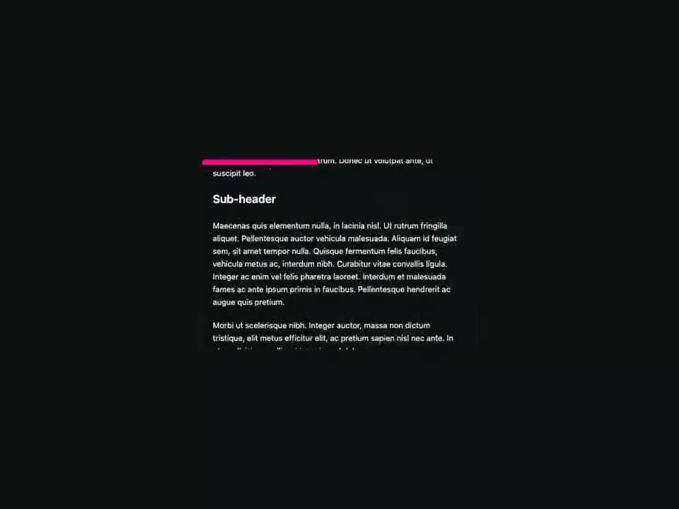 Scroll-linked animations preview