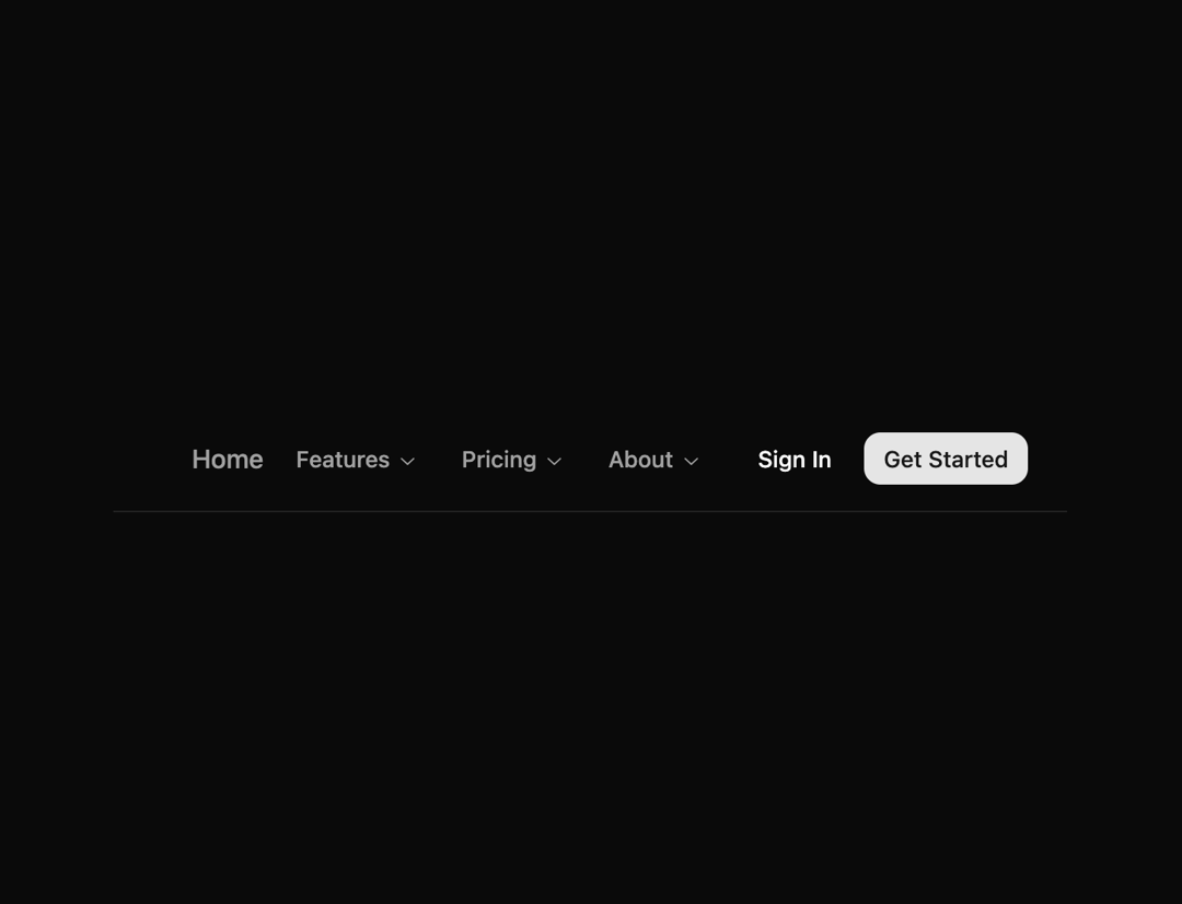 Navigation Bar preview