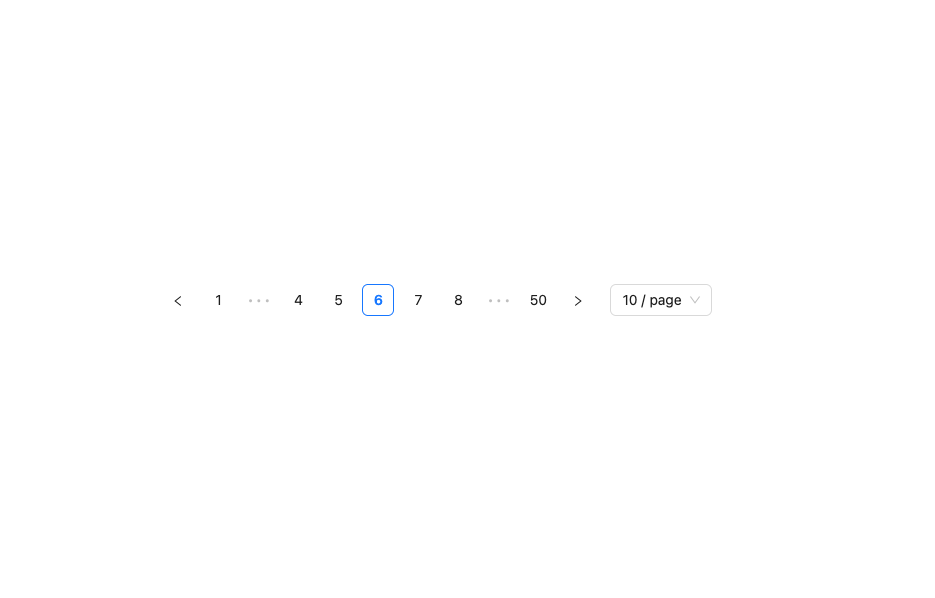 Pagination Ant preview