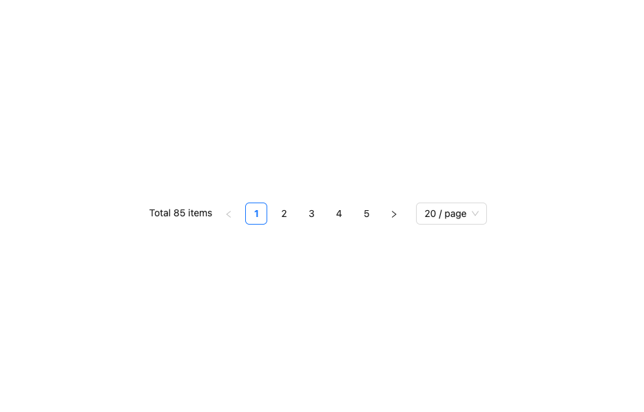 Pagination Ant preview