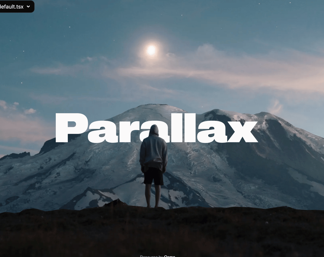 Parallax Scrolling preview