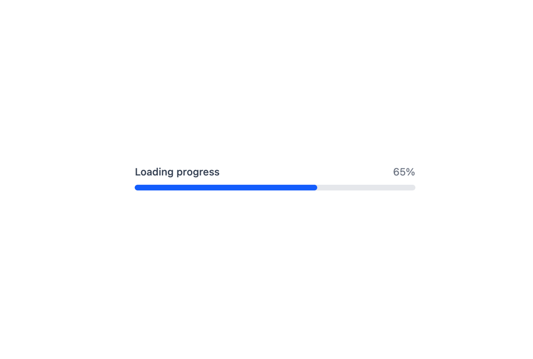 Progress preview