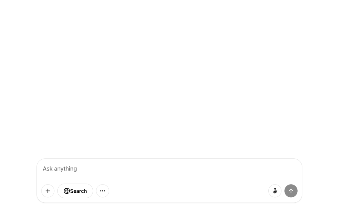 Promt Input with Actions preview