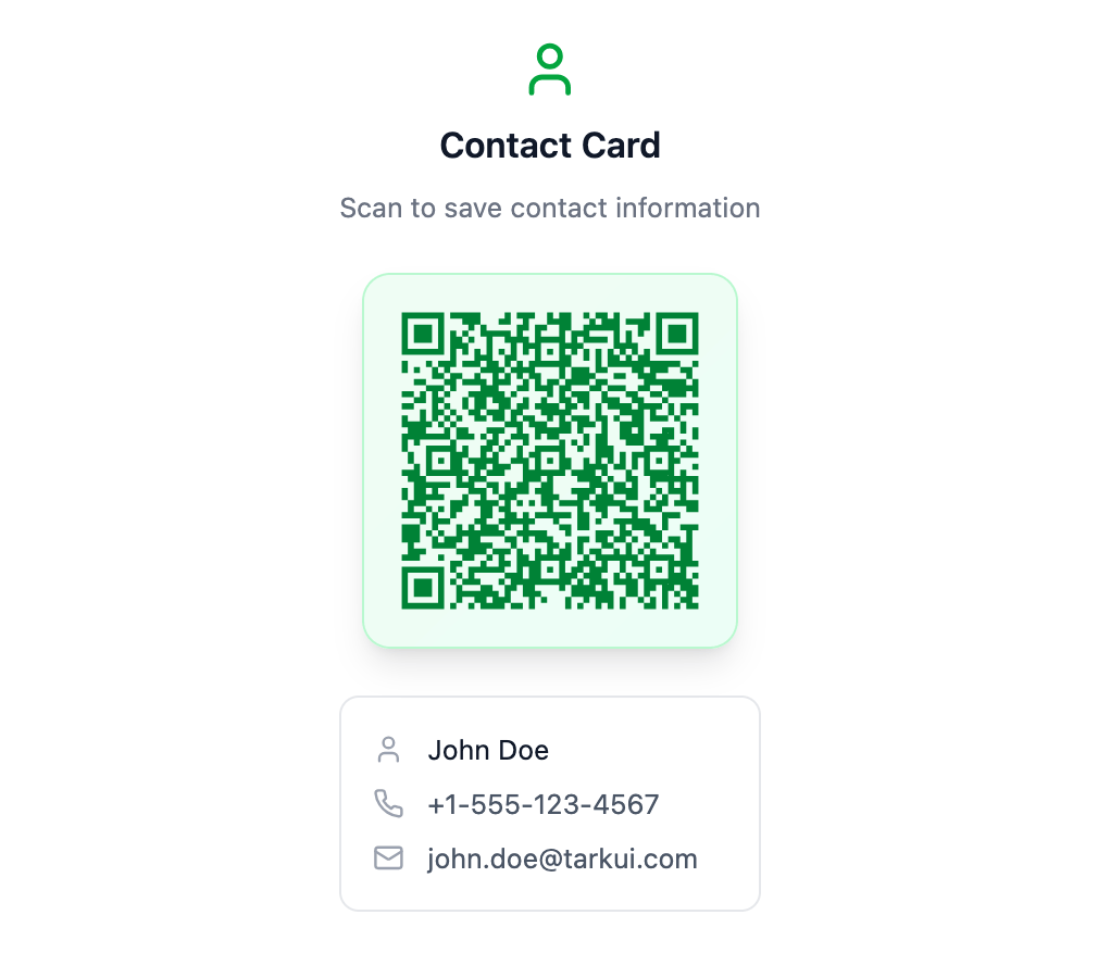QR Code preview