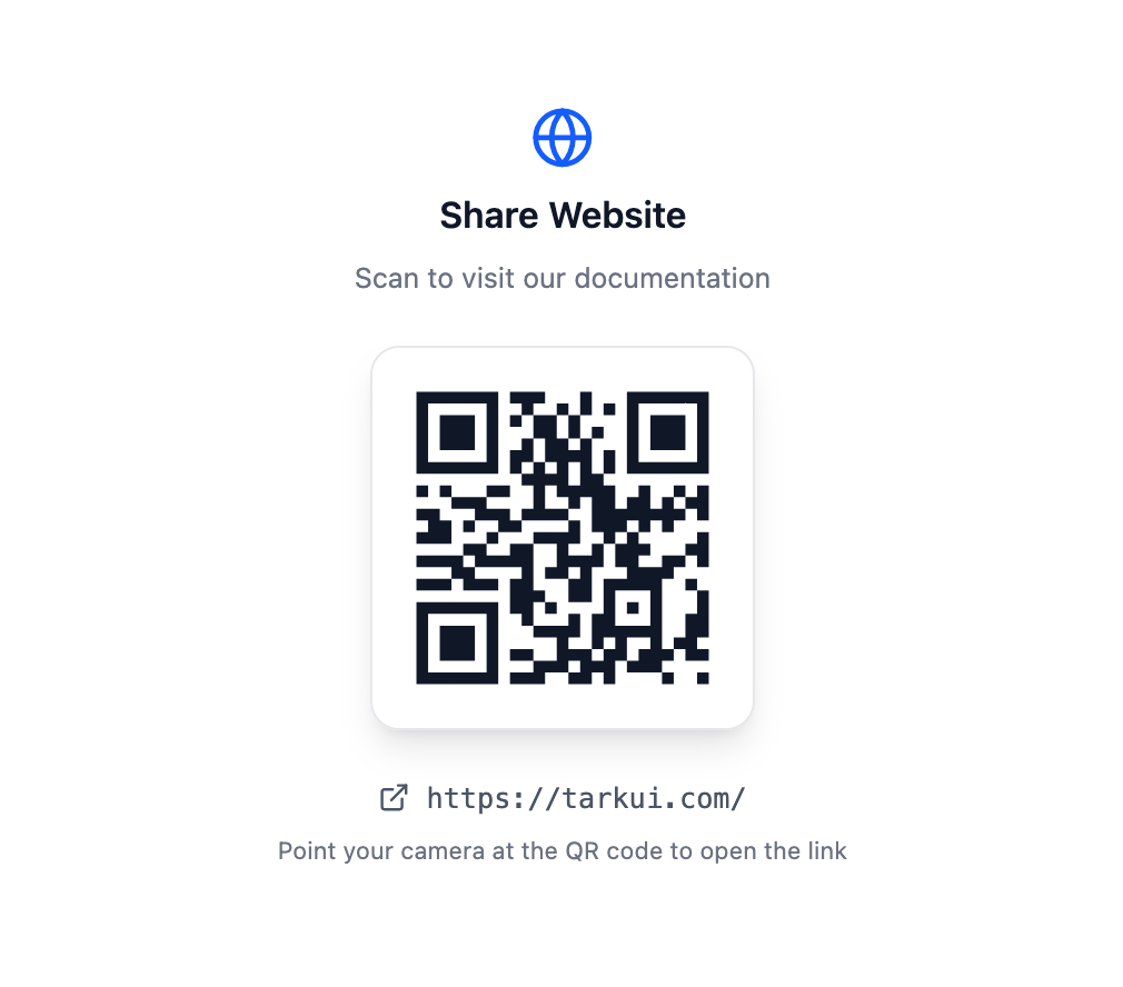 QR Code preview