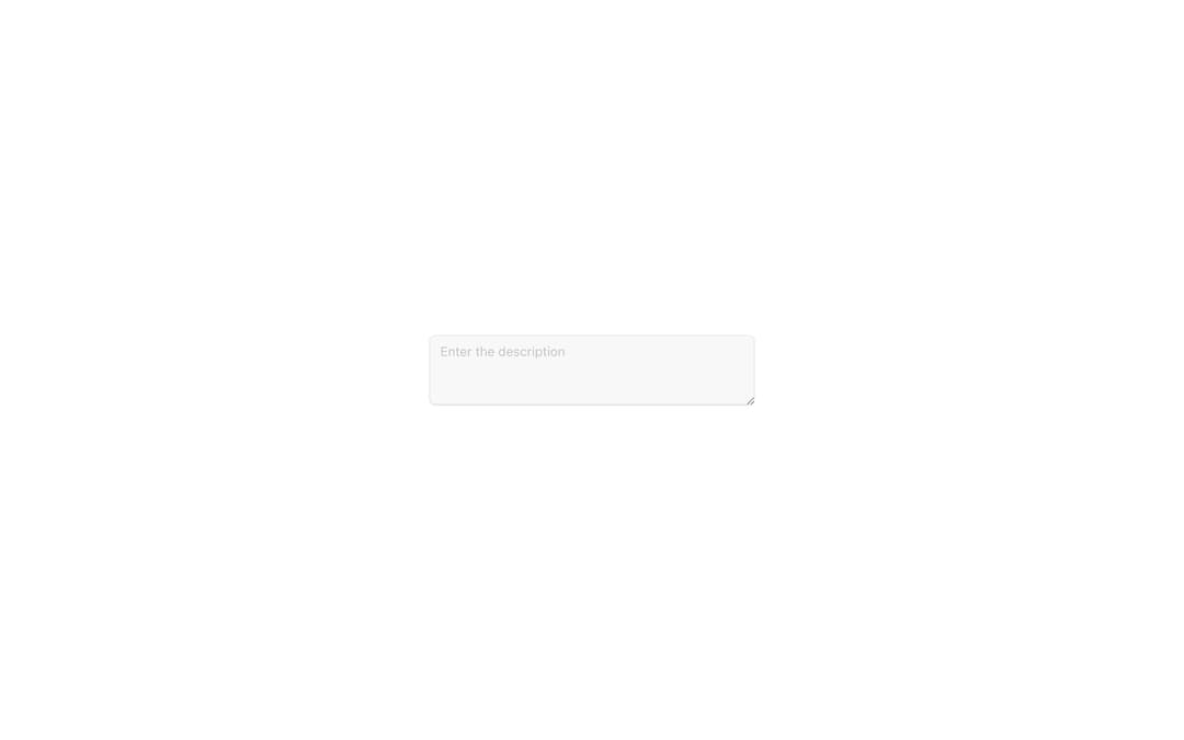 Reshaped Text area preview