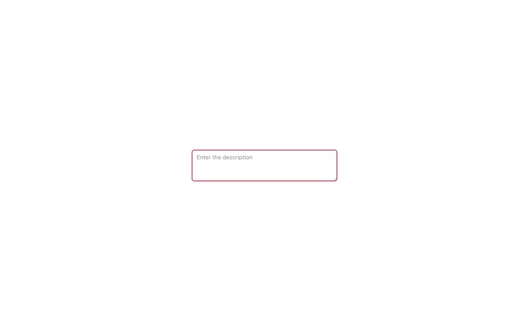Reshaped Text area preview