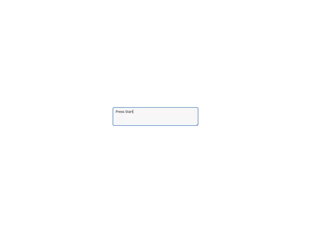 Reshaped Text area preview