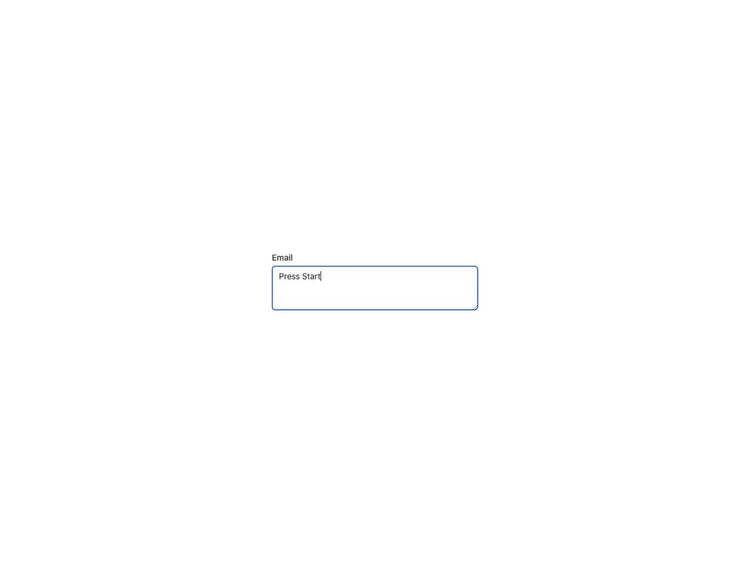 Reshaped Text area preview