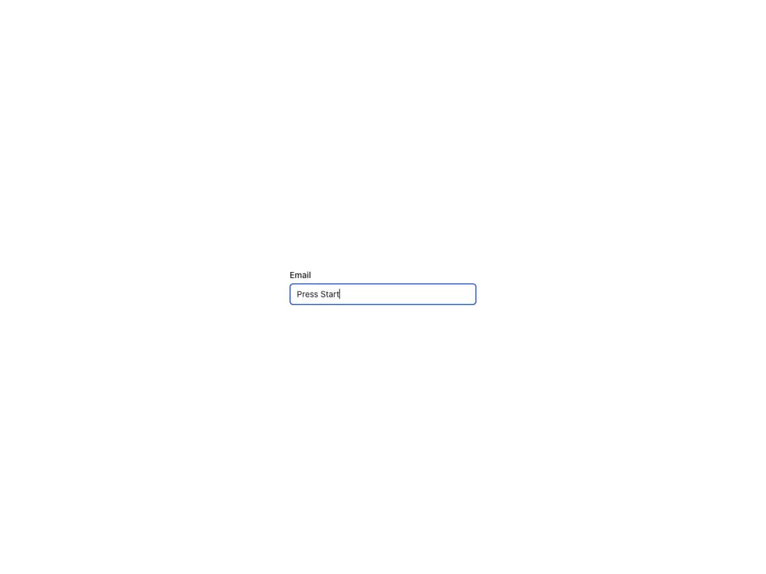 Reshaped Text field preview
