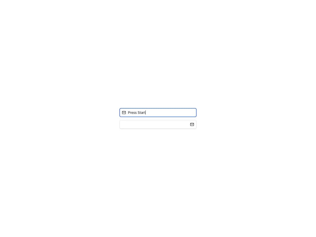 Reshaped Text field preview
