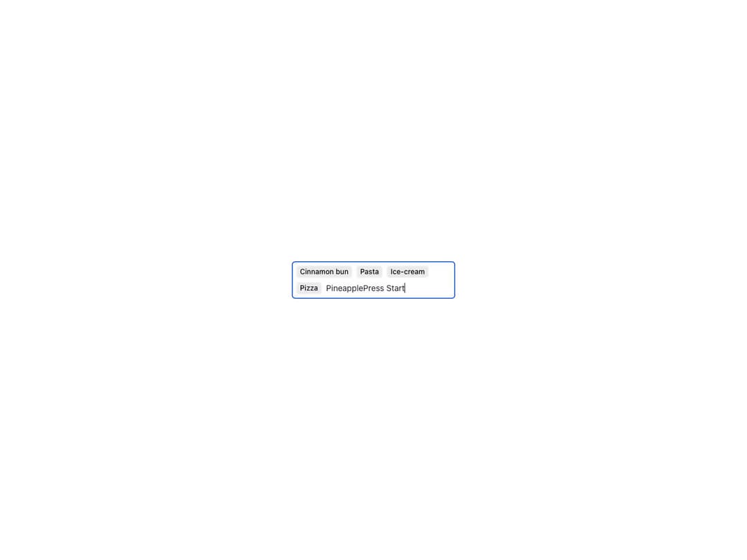 Reshaped Text field preview